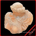 Female And Male Head Marble Bust Statues (YL-T110)
